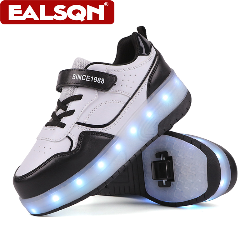 Men'S Shoes - New Children's LED Light Up Roller