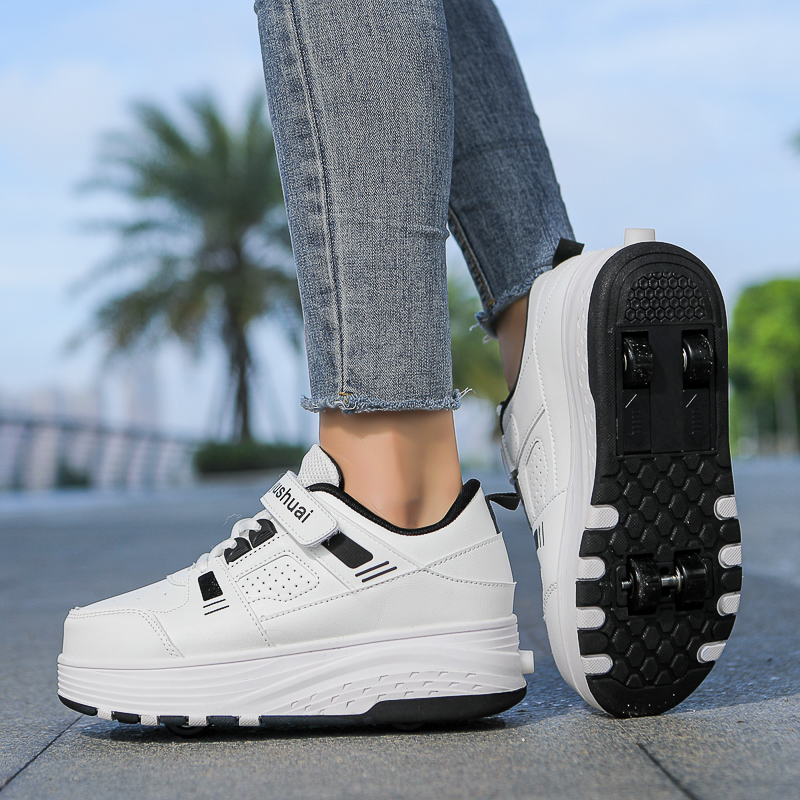 Kids 4‑Wheel Retractable Rolle - Men'S Shoes 评论和价格