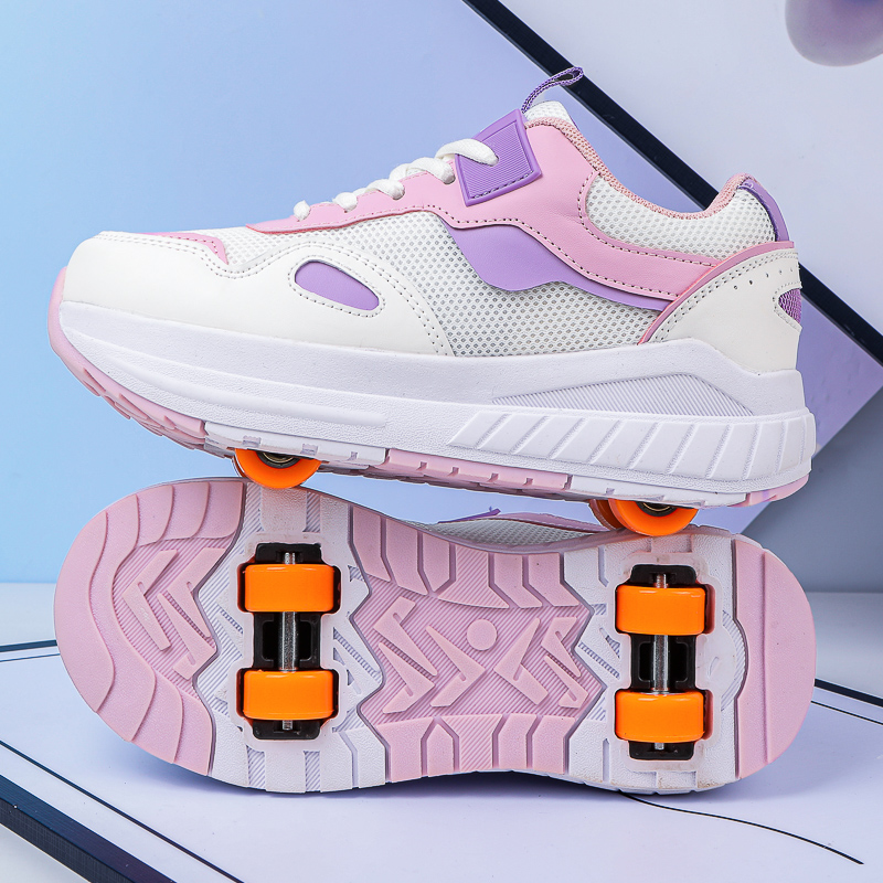 Kids Roller Skates 4 Wheels De - Sneakers 评论和价格