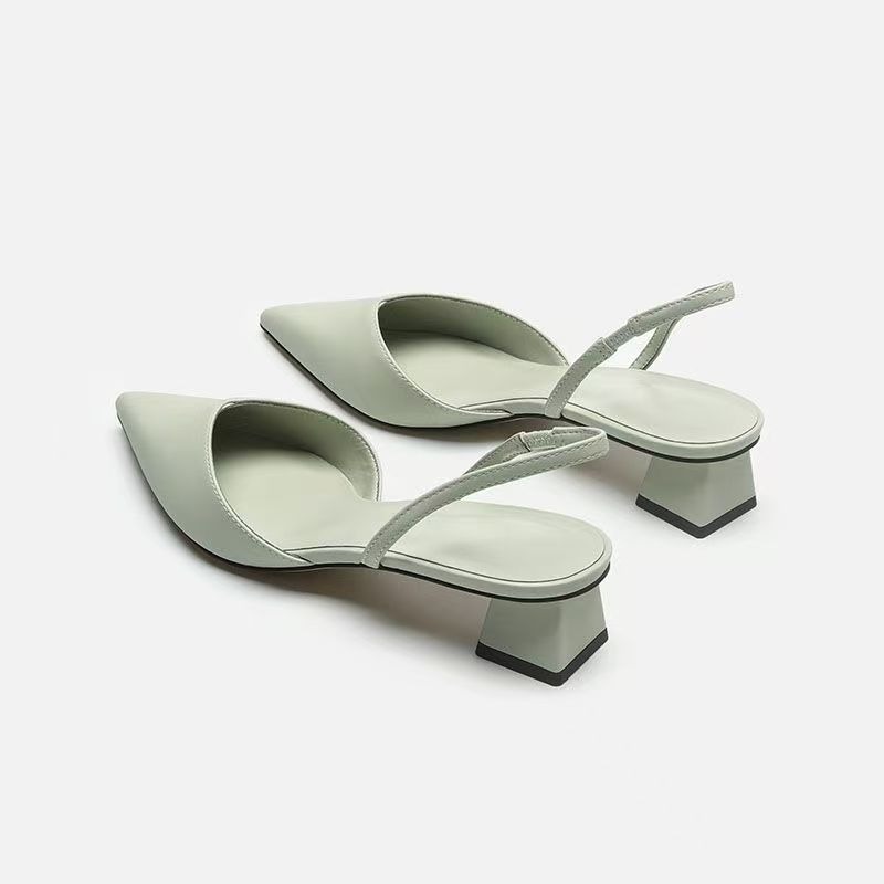 2026 Green Low Heel Strap High - Sandals 评论和价格