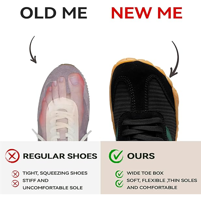 Hike Barefoot Shoes Sneakers f - Wide Toe Box Running Sneakers 评论和价格